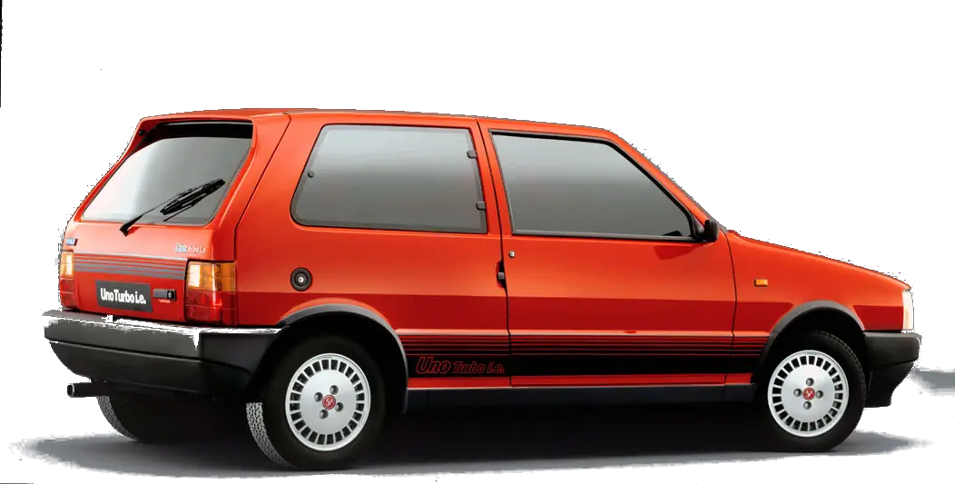 Red Compact Car