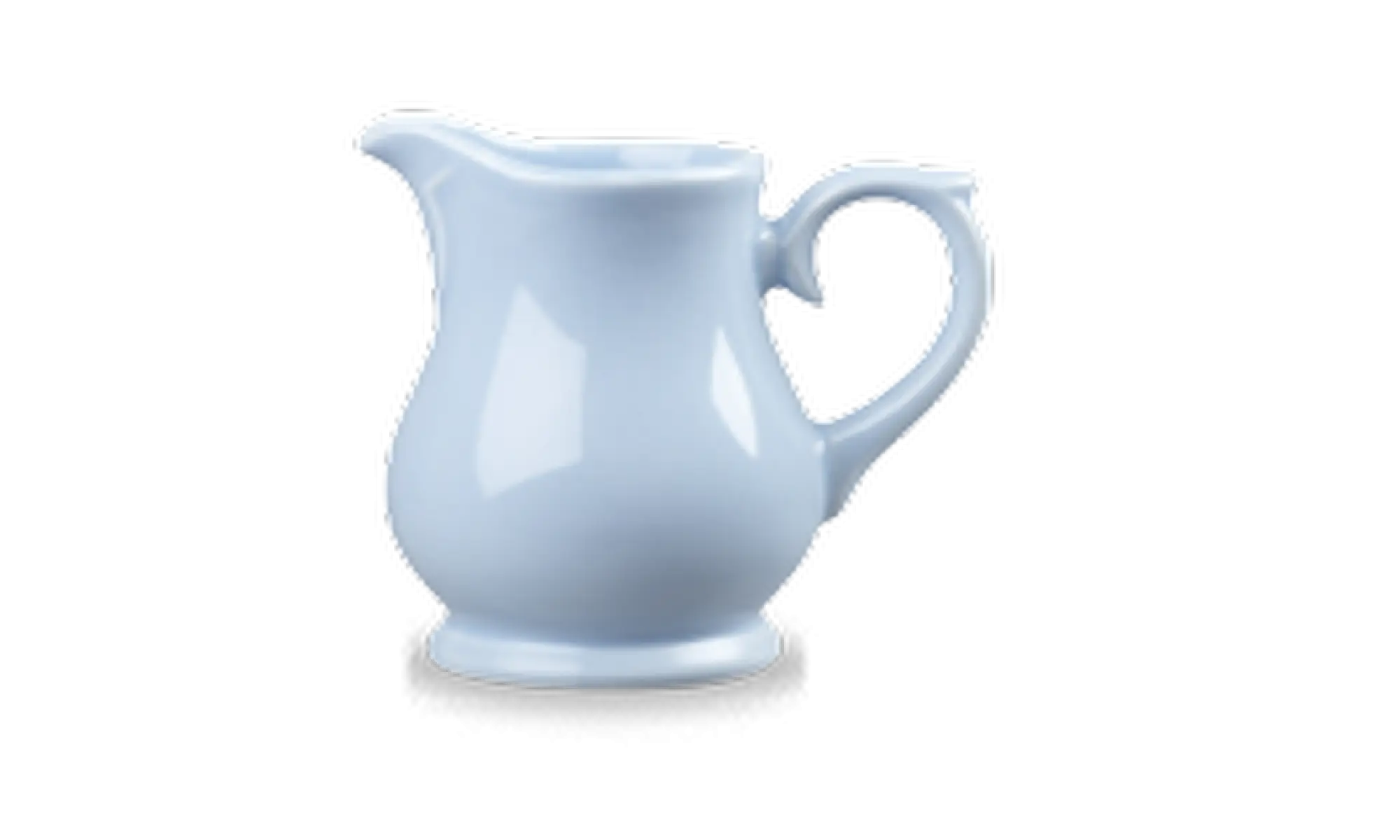 White Ceramic Jug for Beverages