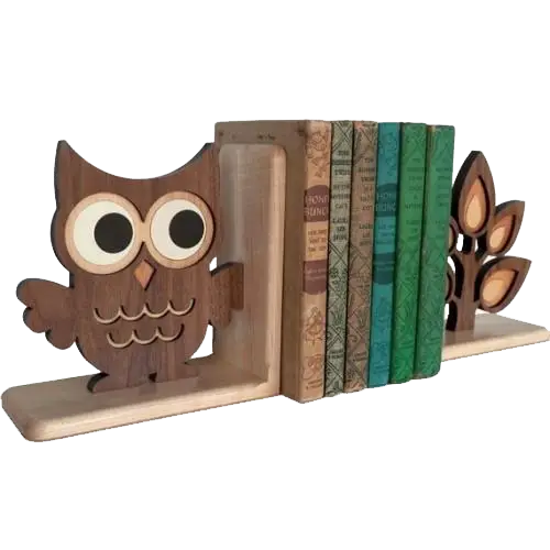 Owl Bookend with Books