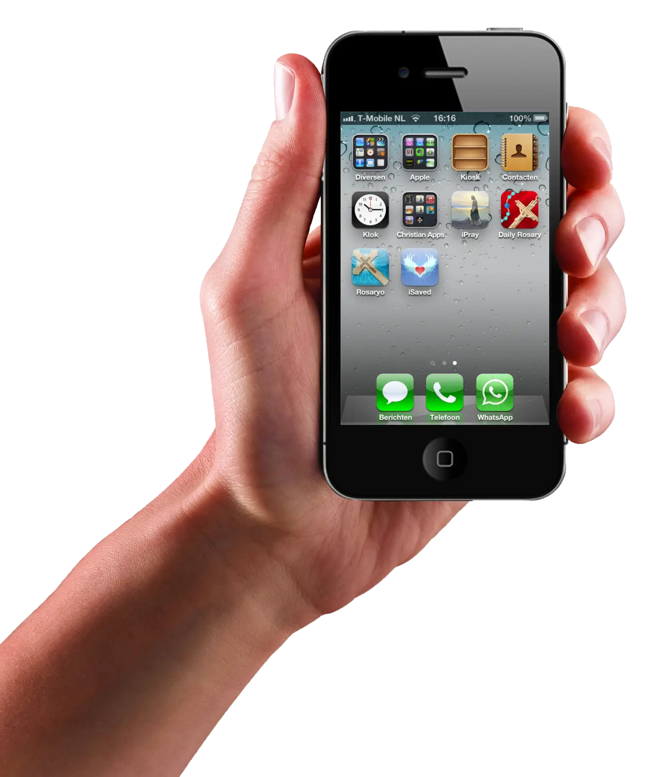 Hand Holding Smartphone