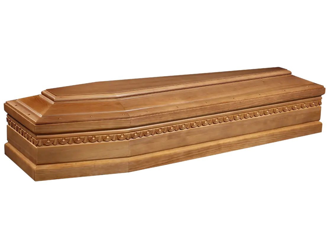 Wooden Coffin for Burial