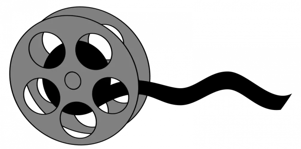Classic Film Reel with Tape