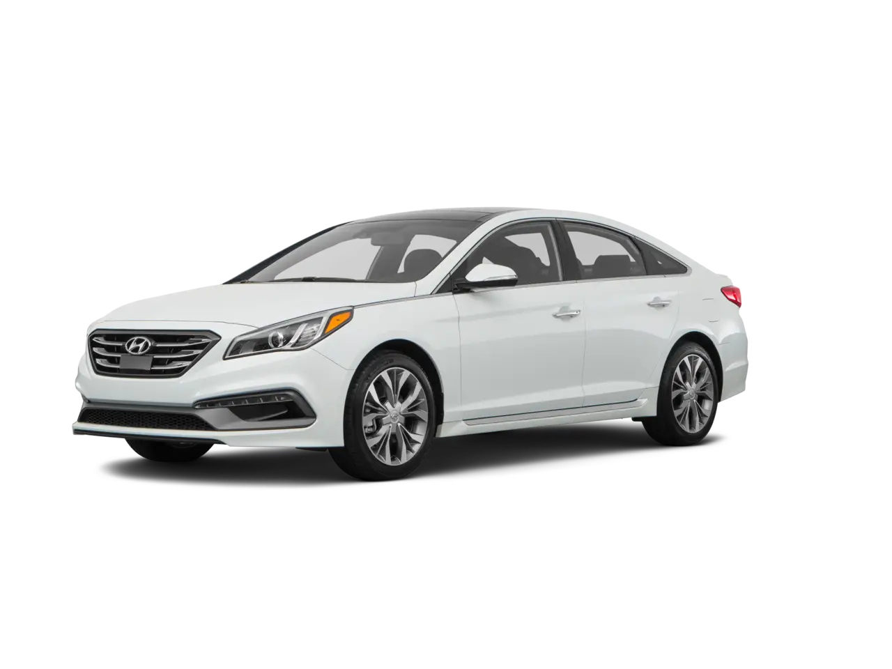Sleek Modern White Sedan Car