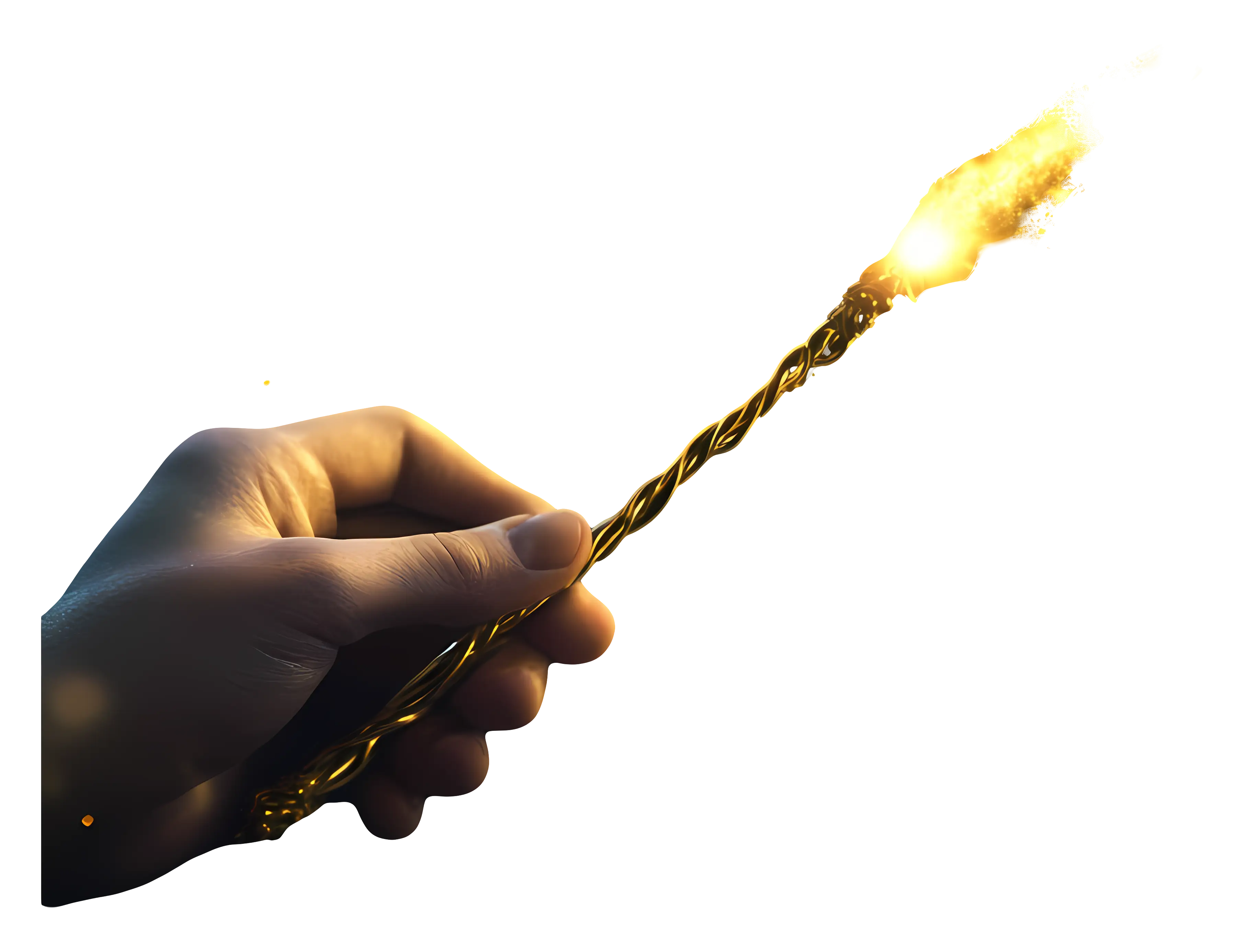 Magic Wand in Hand