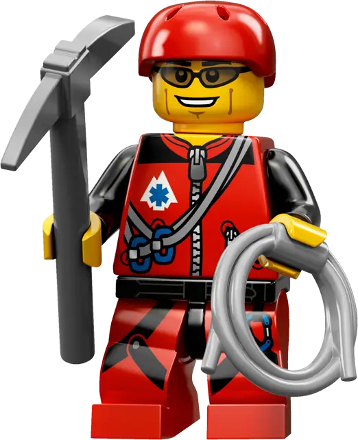 Red Climber Lego Figure