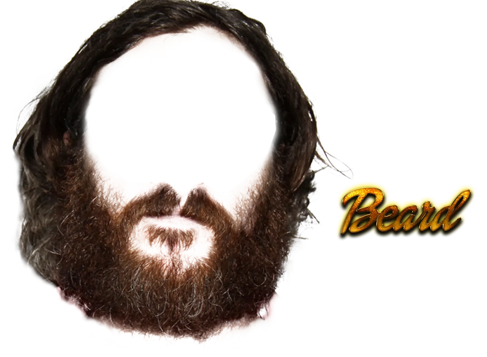 Illustration of a Full Beard