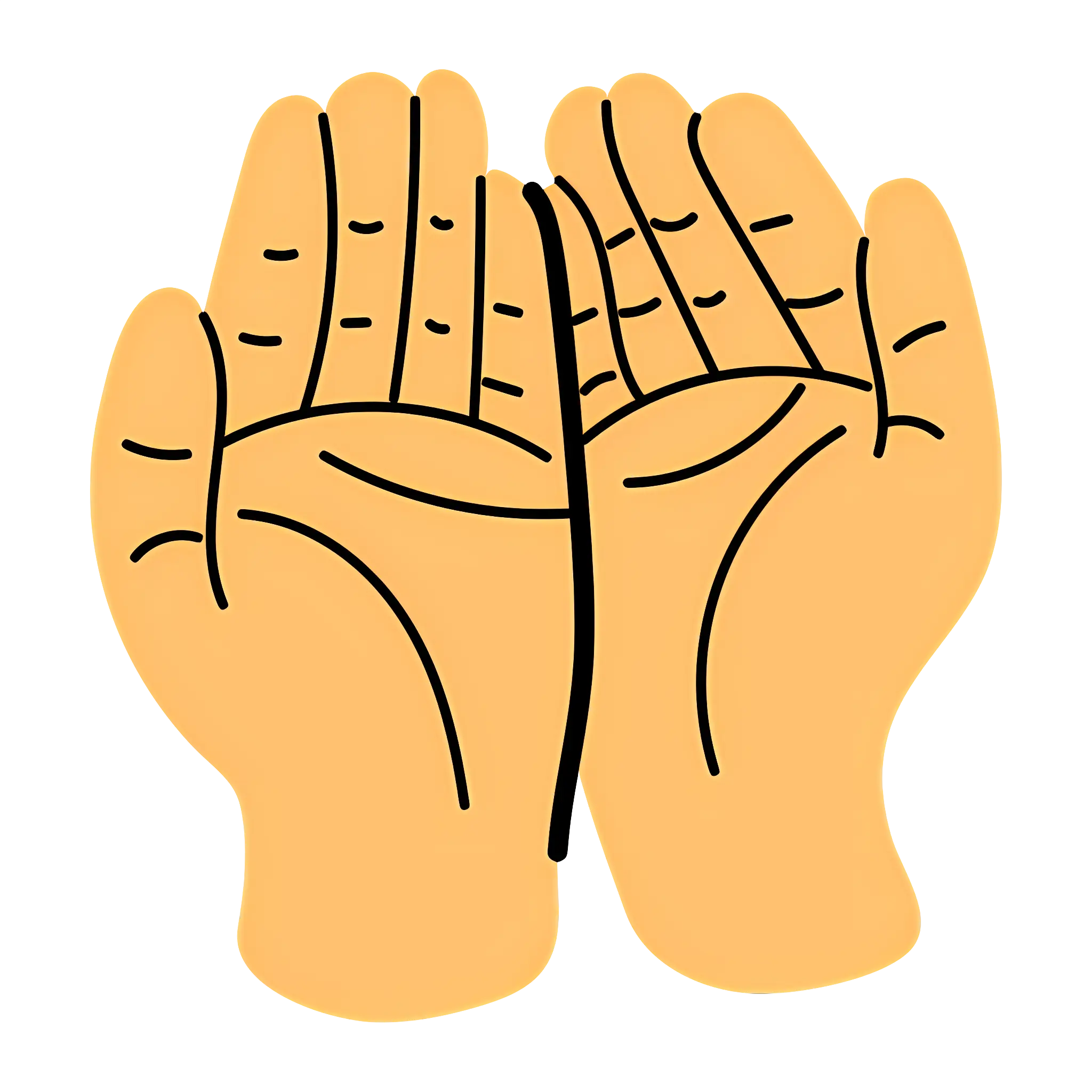 Open Hands Gesture