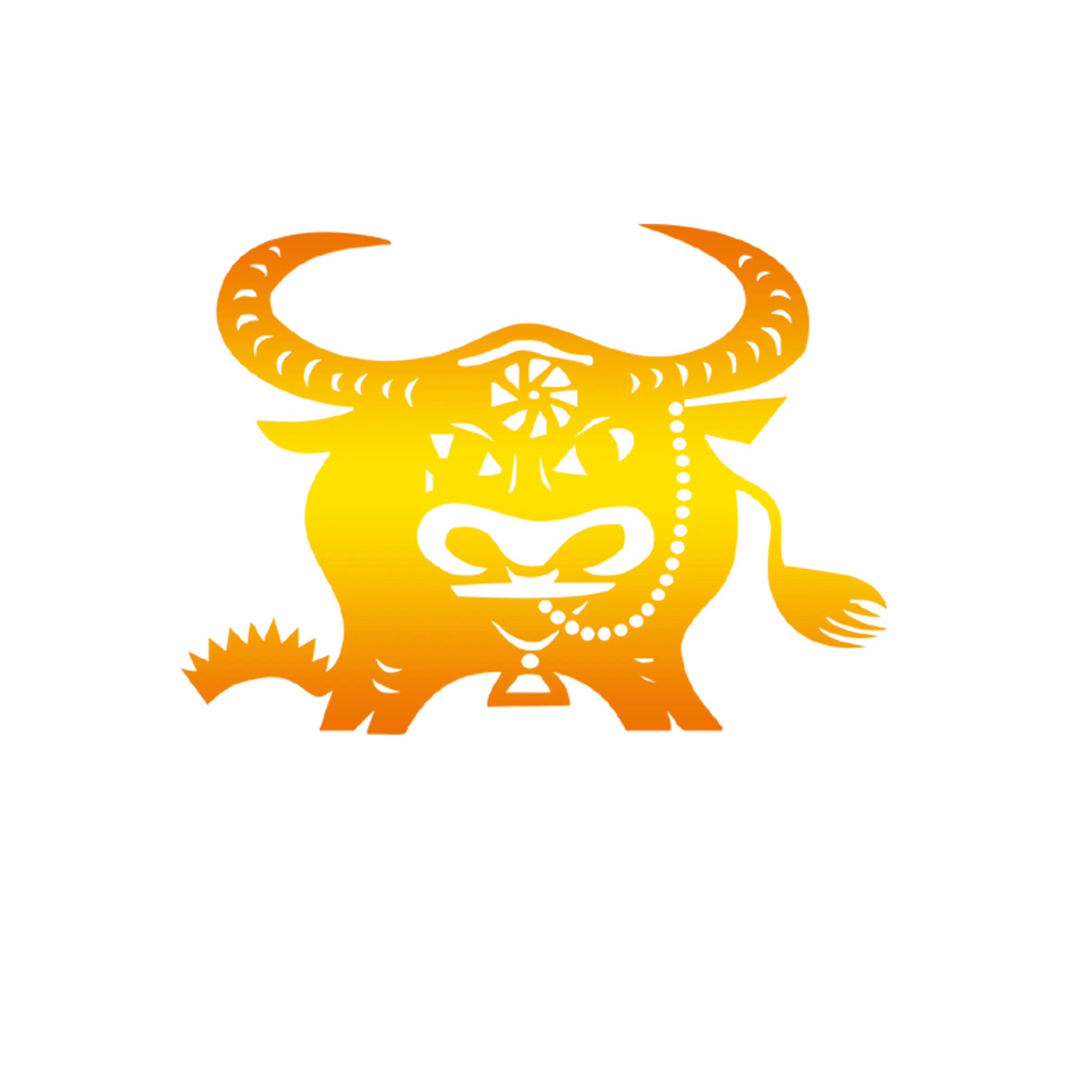 Golden Decorative Bull