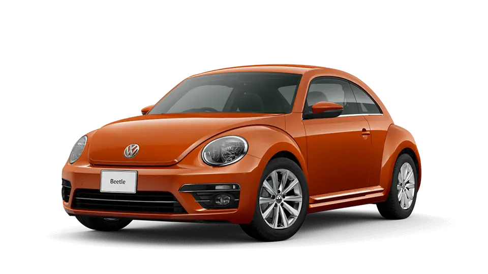 Orange Volkswagen Beetle Car
