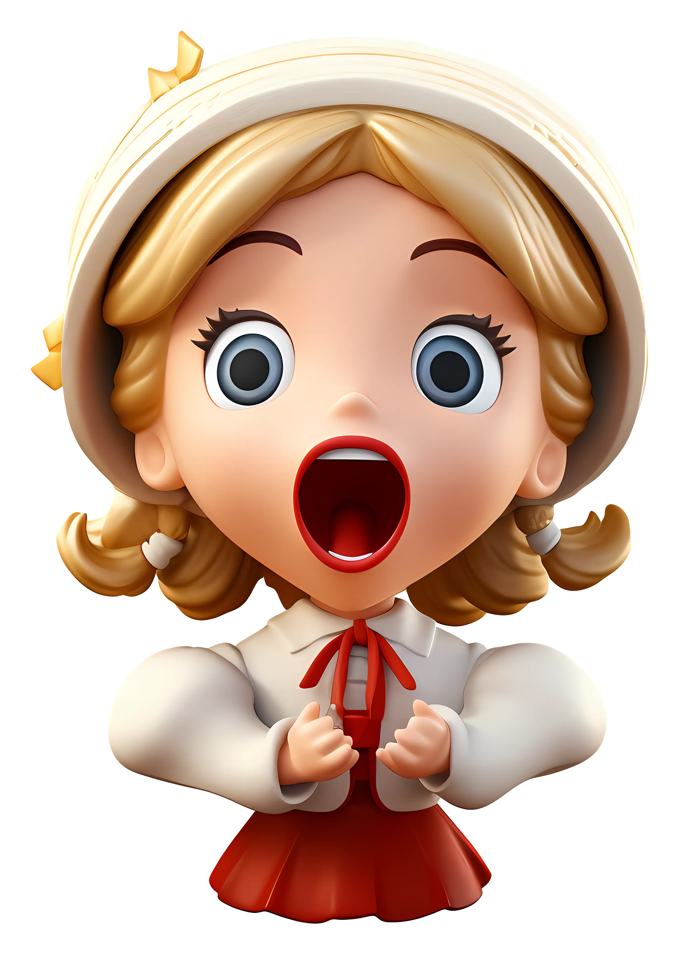 Surprised Cartoon Girl