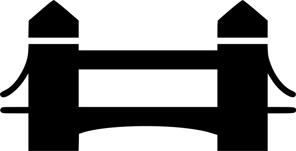 Bridge Icon Silhouette