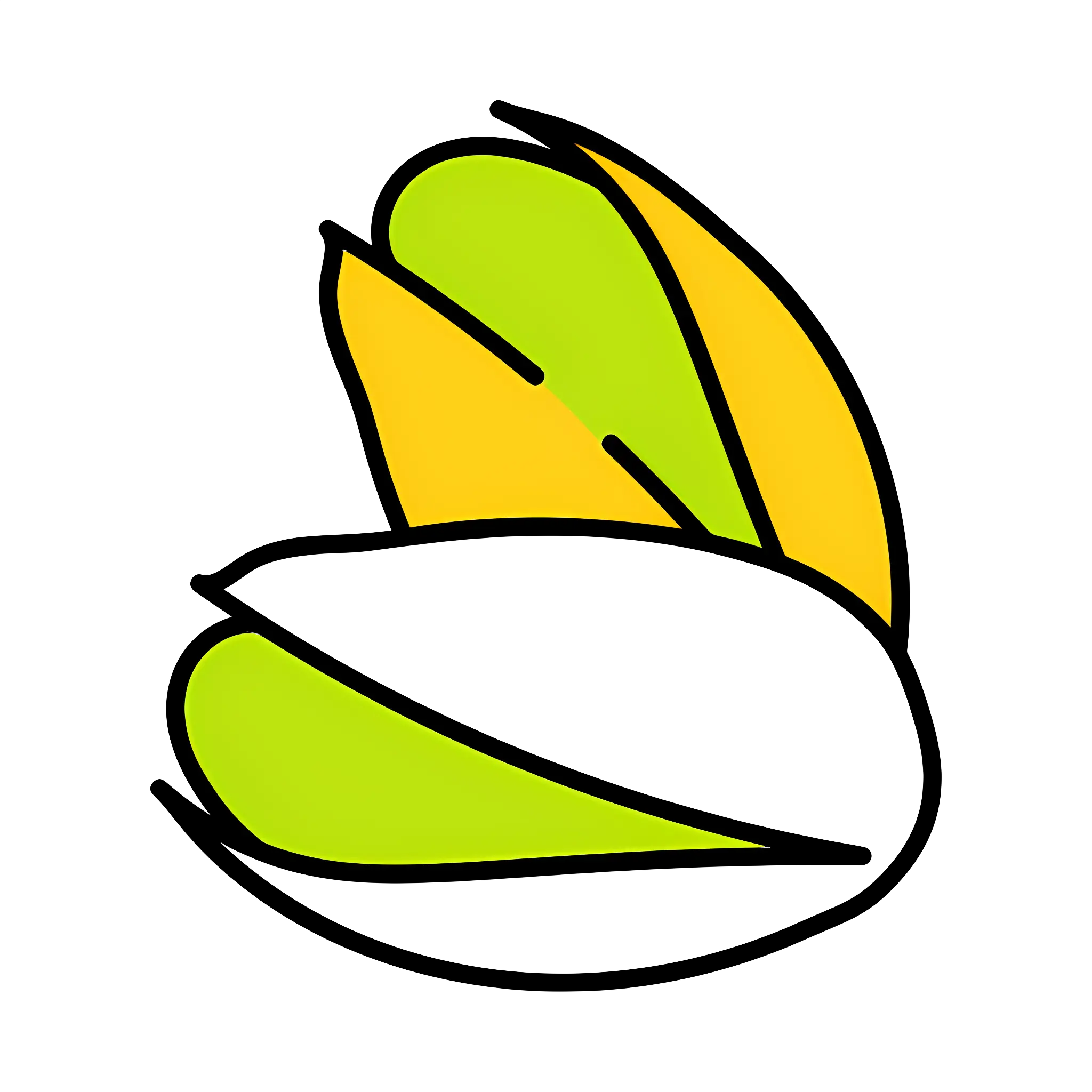 Colorful Pistachio Nut Illustration