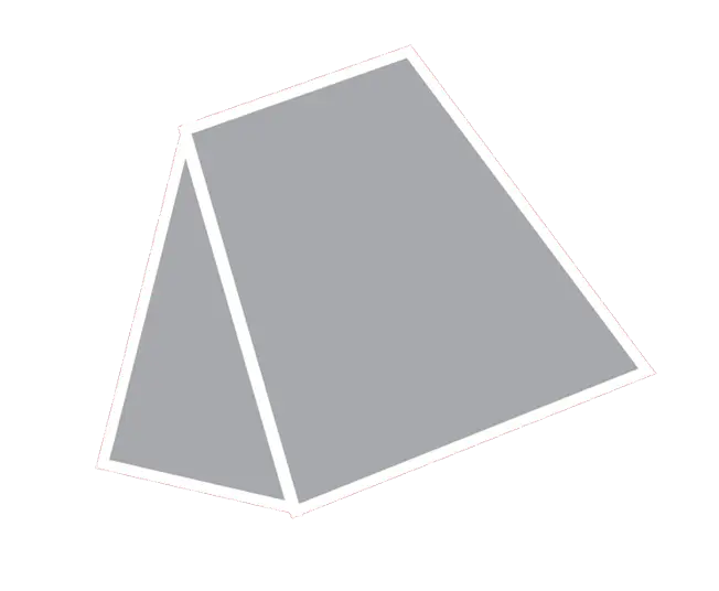 Simple Gray Folded Card Design