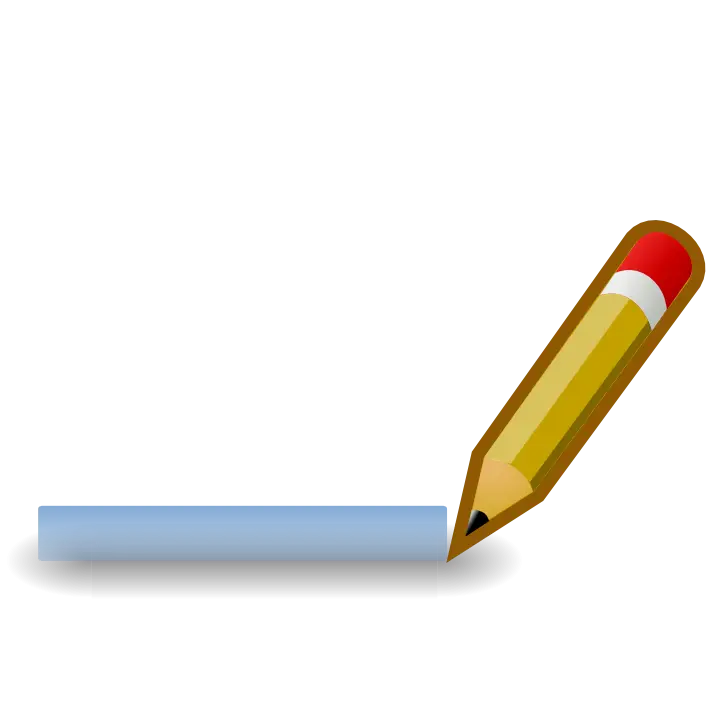 Pencil Writing on Paper Icon