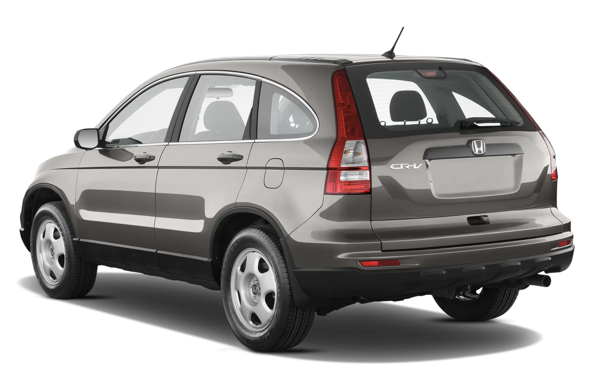 Gray SUV in Side Rear View