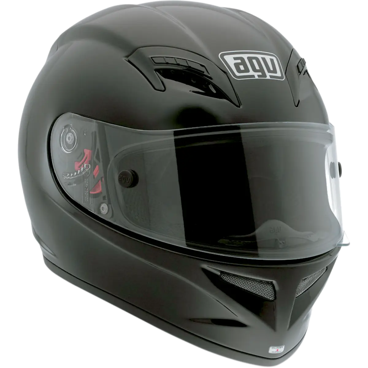 Black Motorcycle Helmet with Visor