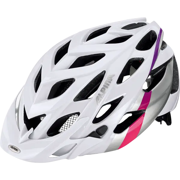White Sports Helmet for Cycling Safety