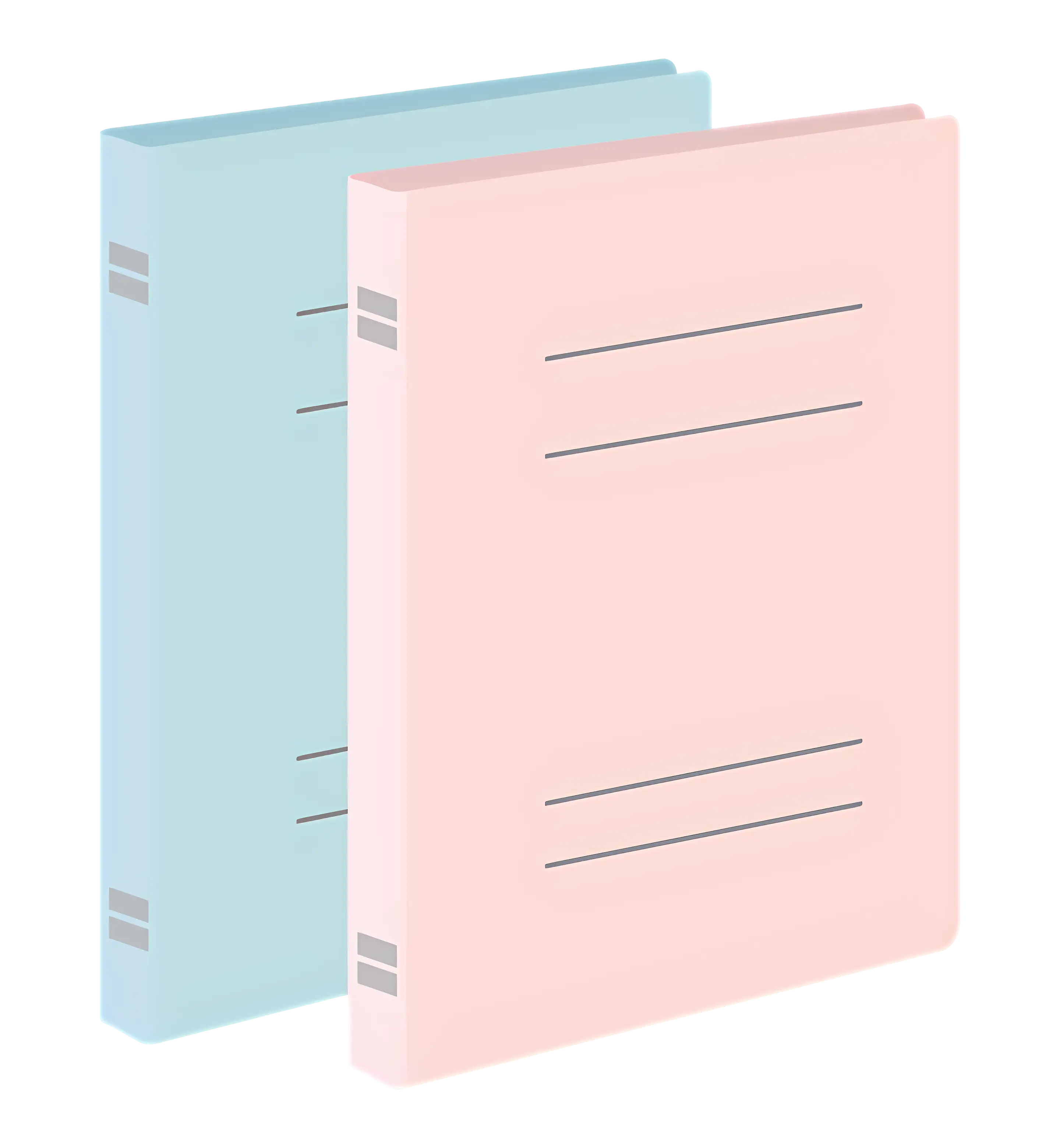 Colorful Office Binders