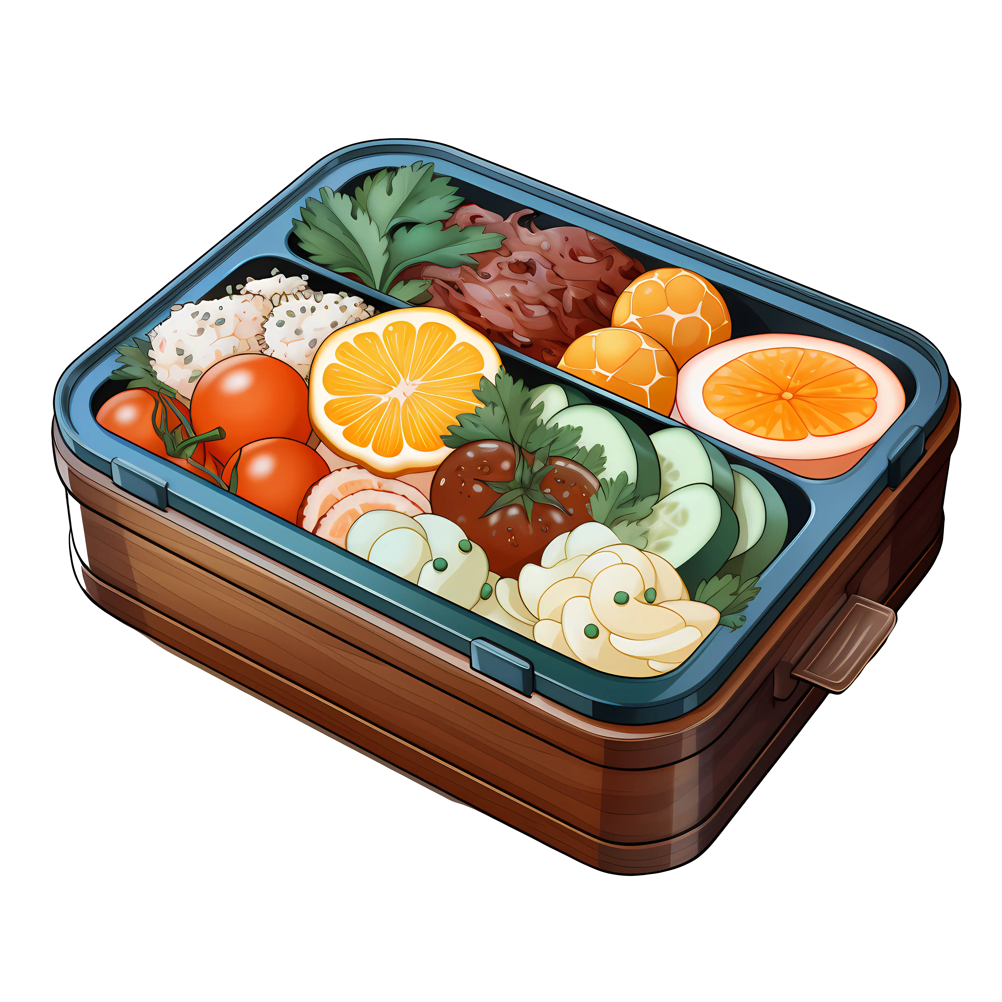 Lunchbox Packed with Healthy Food
