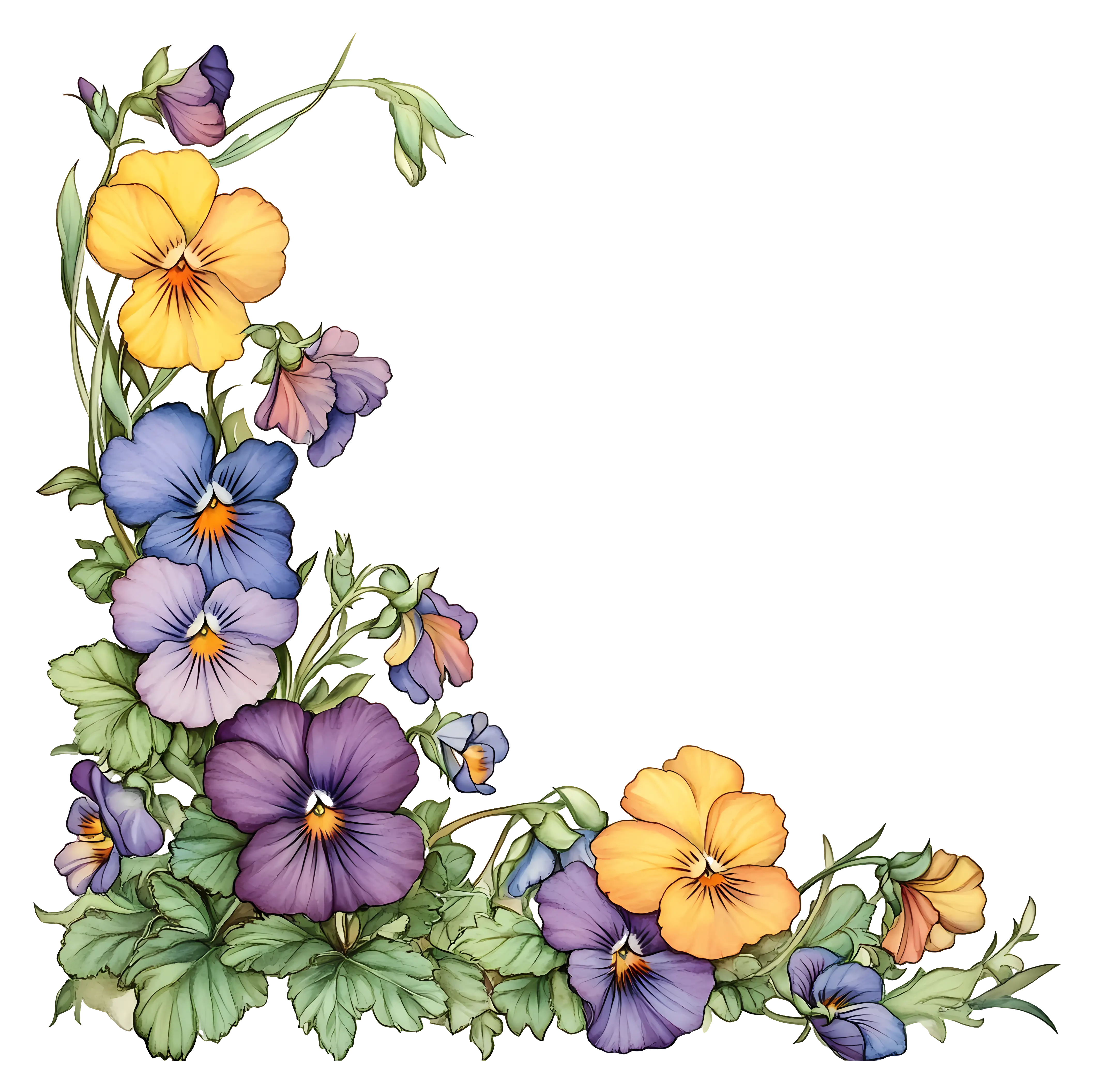 Pansy Flower Arrangement