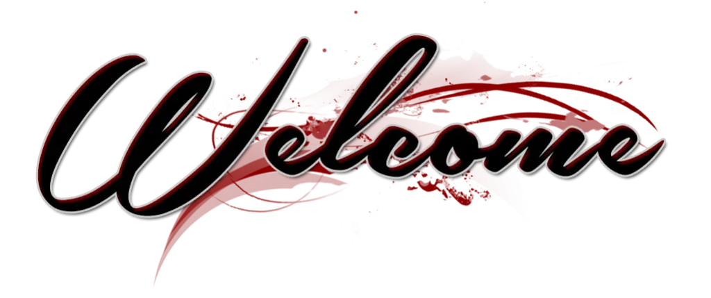 Welcome Text with Artistic Design