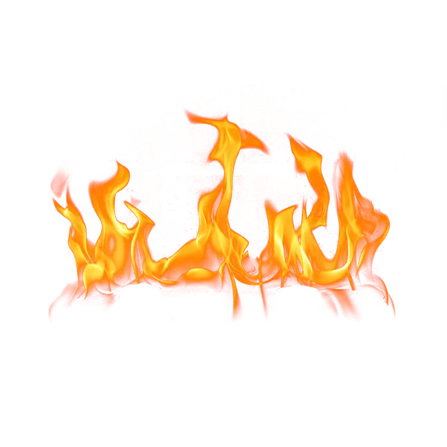 Realistic Flame Illustration