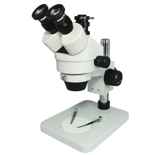 Precision Stereo Microscope for Laboratory Use