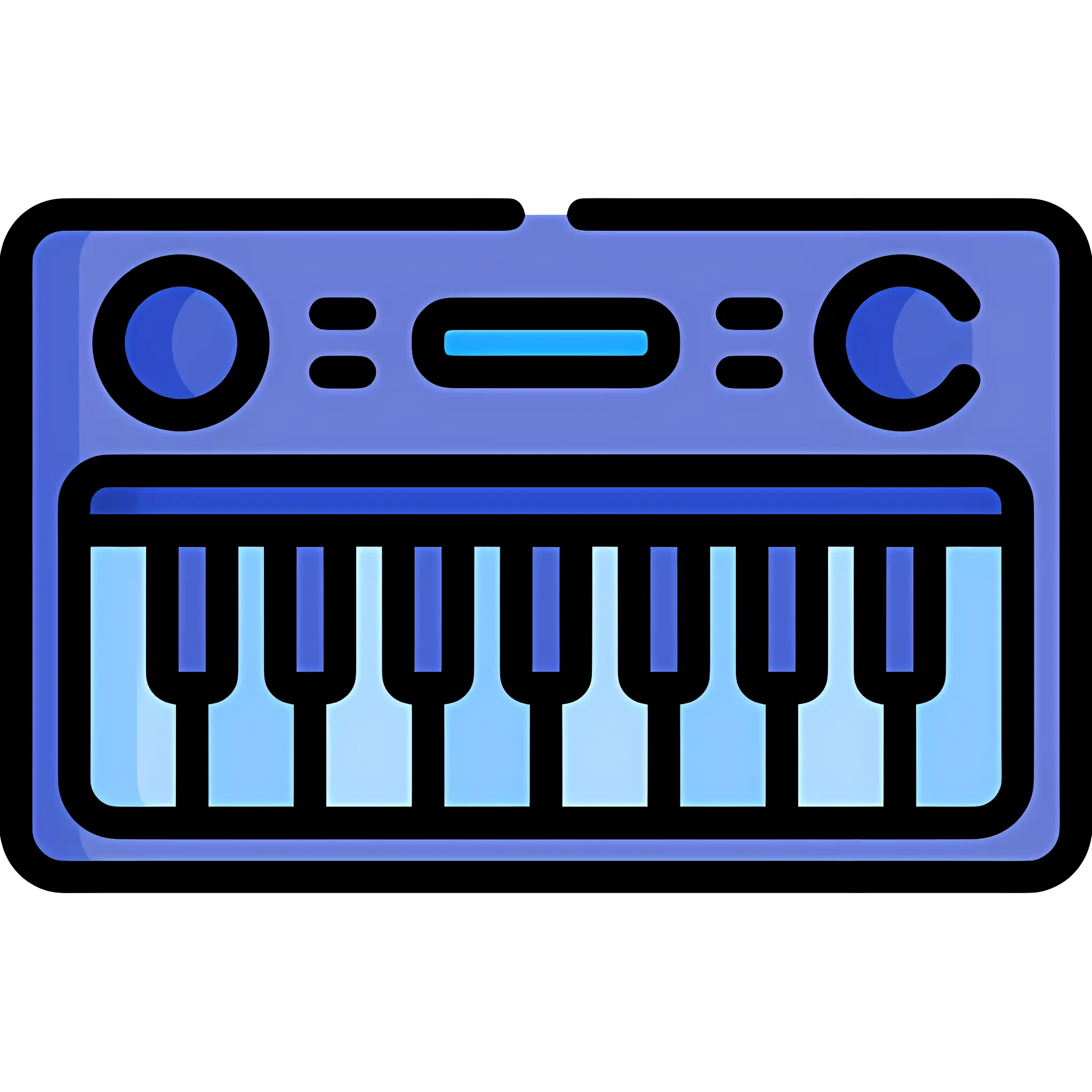 Synthesizer Musical Instrument Illustration