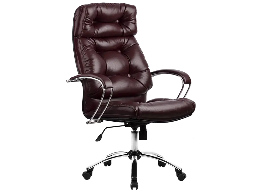 Brown Leather Executive Chair for Office