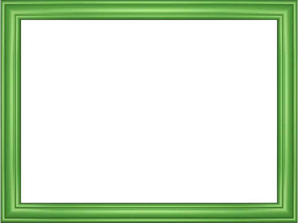 Green Decorative Photo Frame