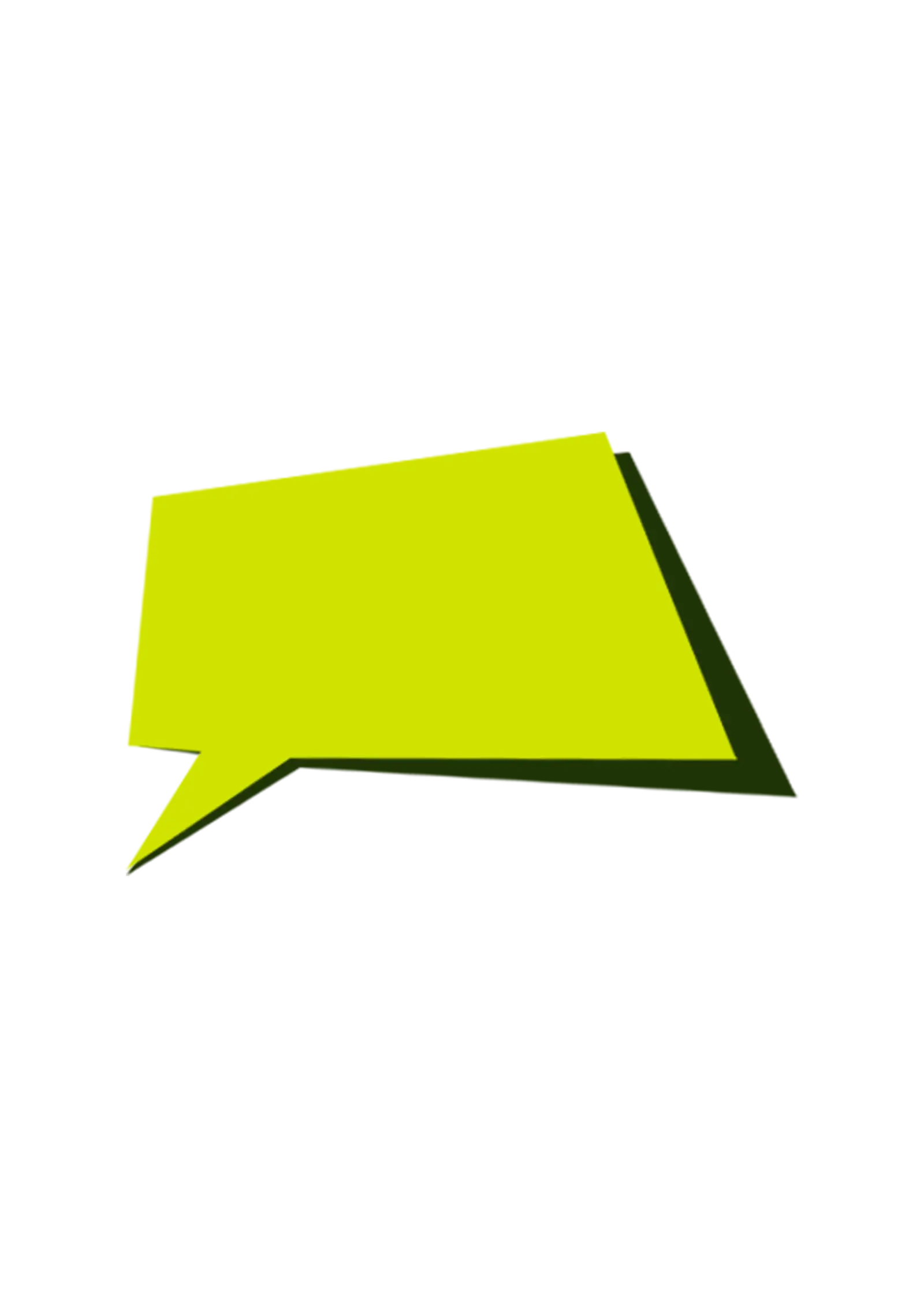 Green Speech Bubble Icon