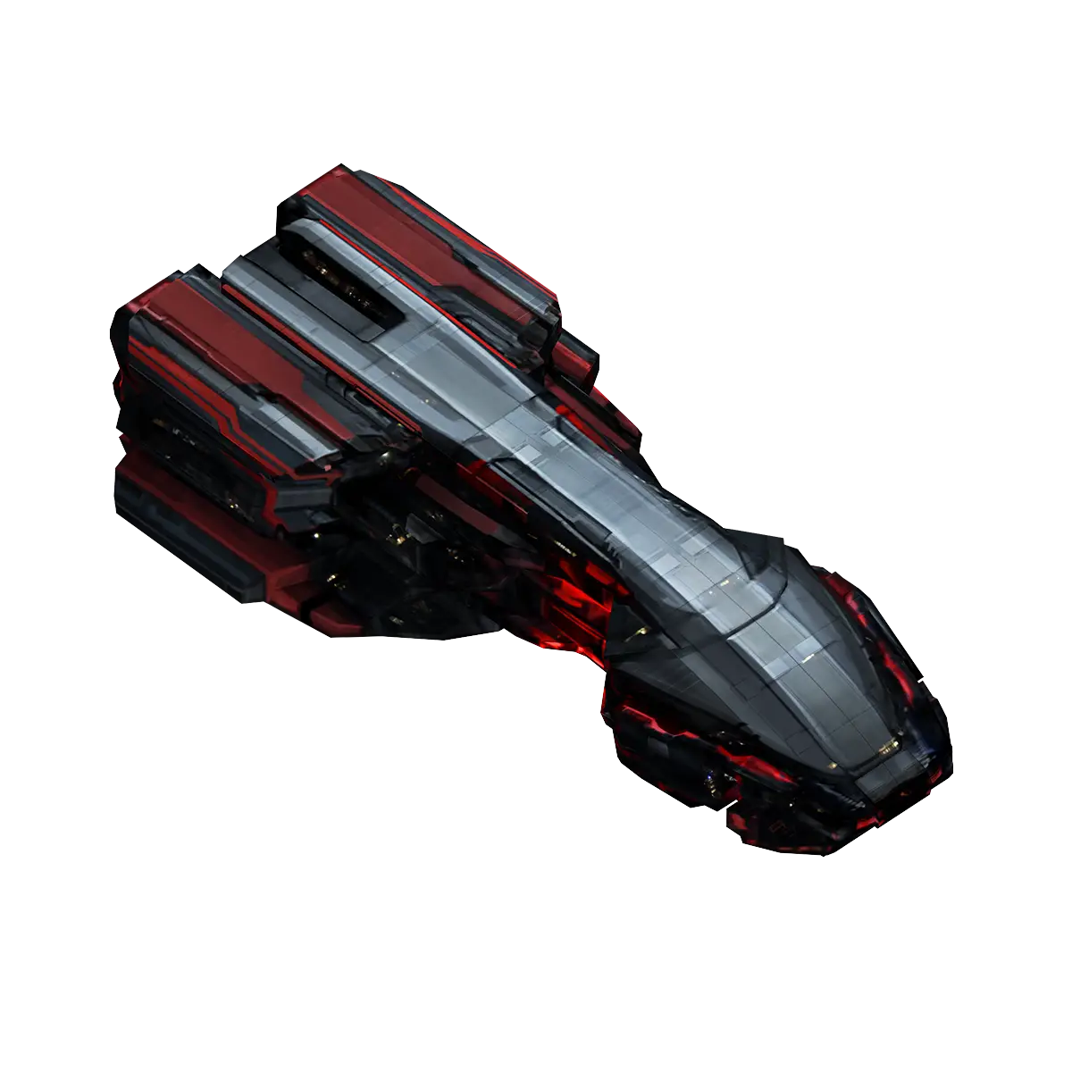 Futuristic Spacecraft Concept in Sci-Fi Design