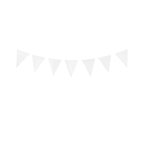 Transparent Bunting Decoration String