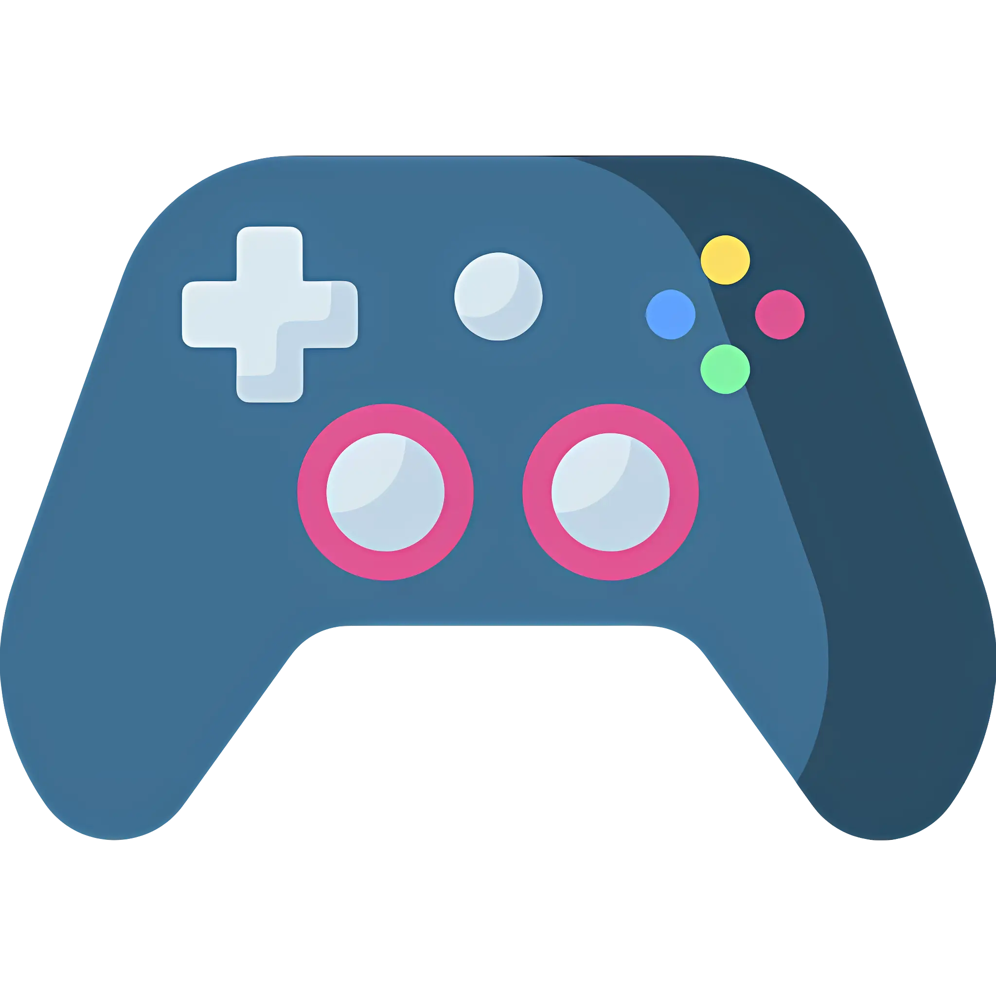 Video Game Console Controller Illustration