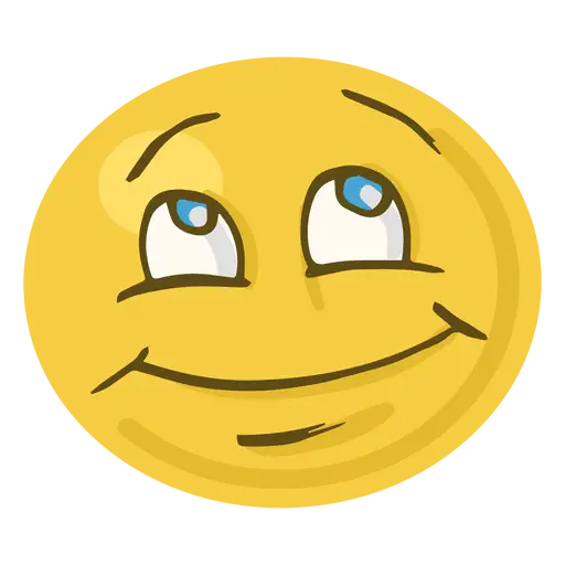 Playful Yellow Emoji Face for Fun Conversations