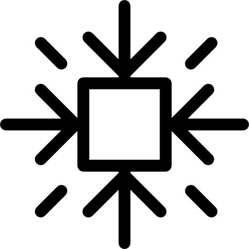 Snowflake Icon Symbolizing Winter