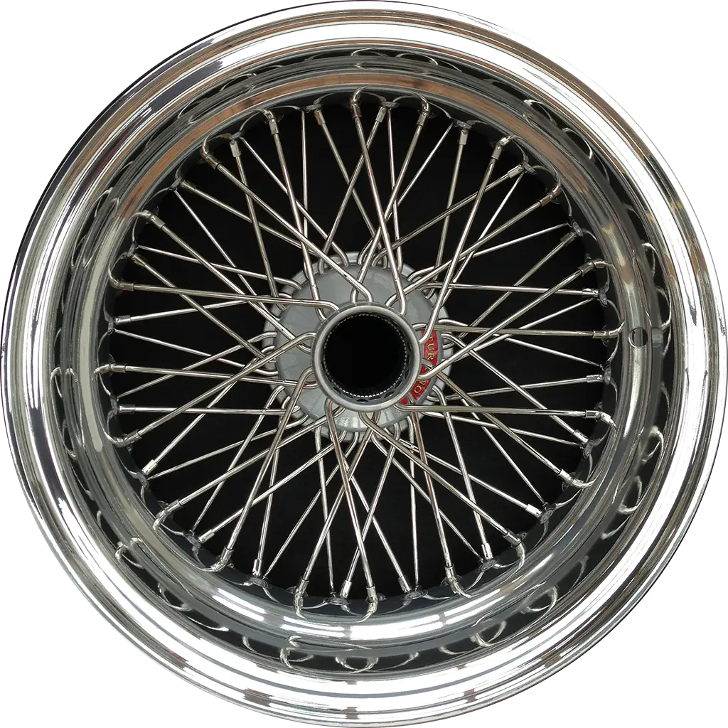 Shiny Chrome Wheel with Spokes