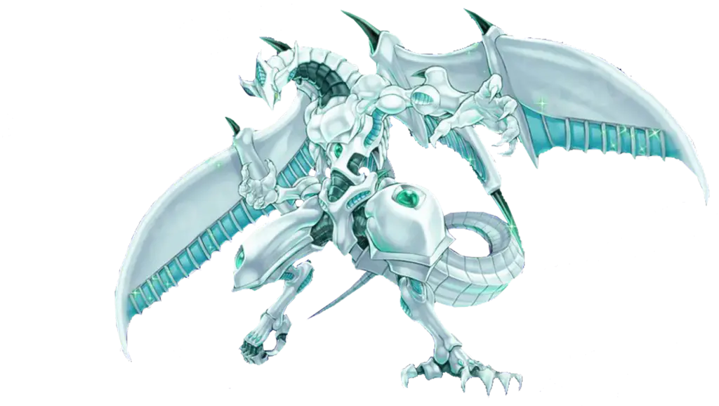 White Dragon with Wings
