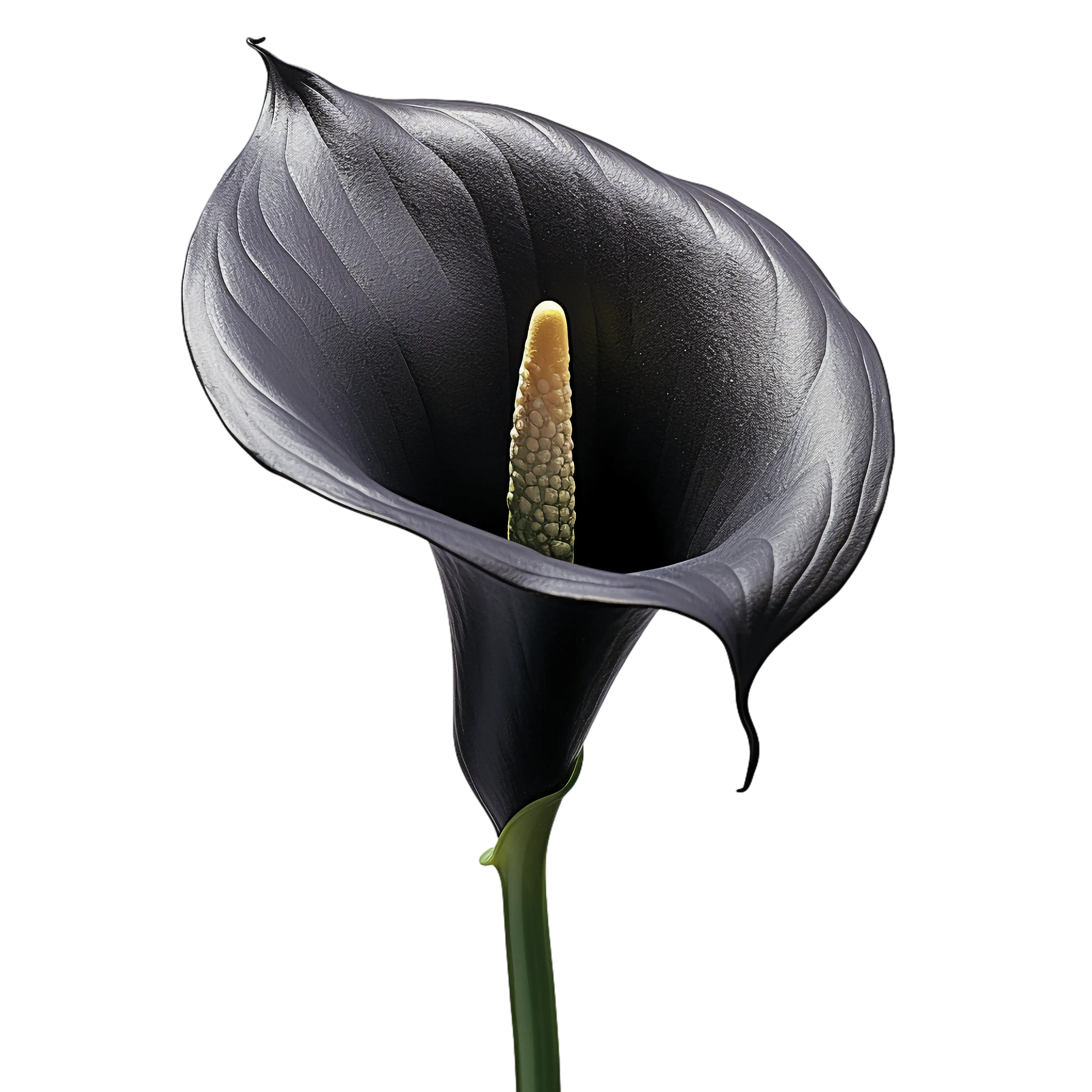 Elegant Black Calla Lily