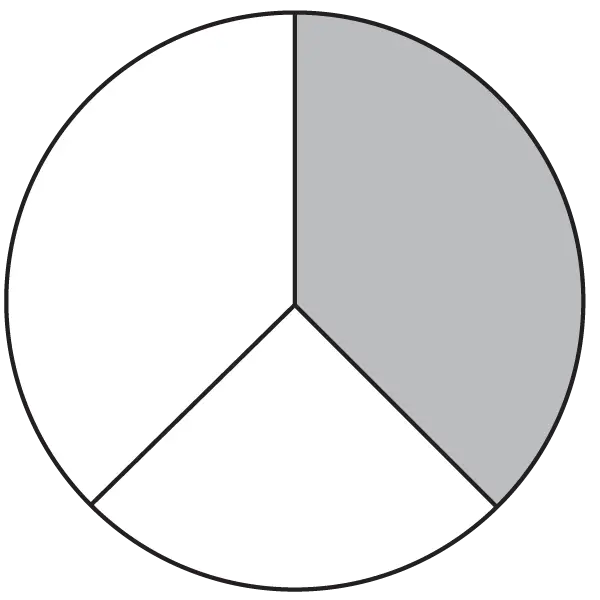Monochrome Pie Chart for Simple Data Representation