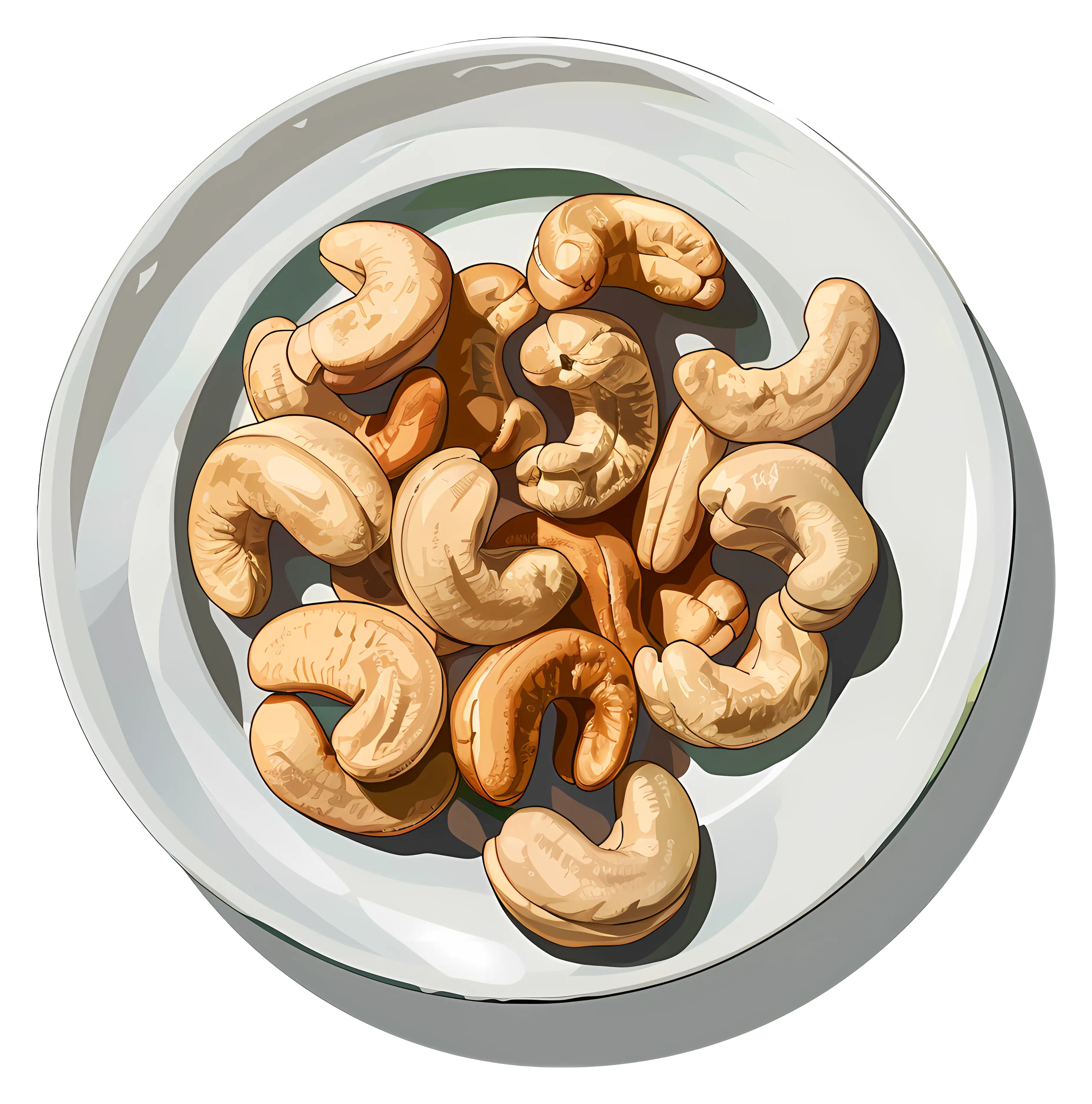 Plate of Cashews