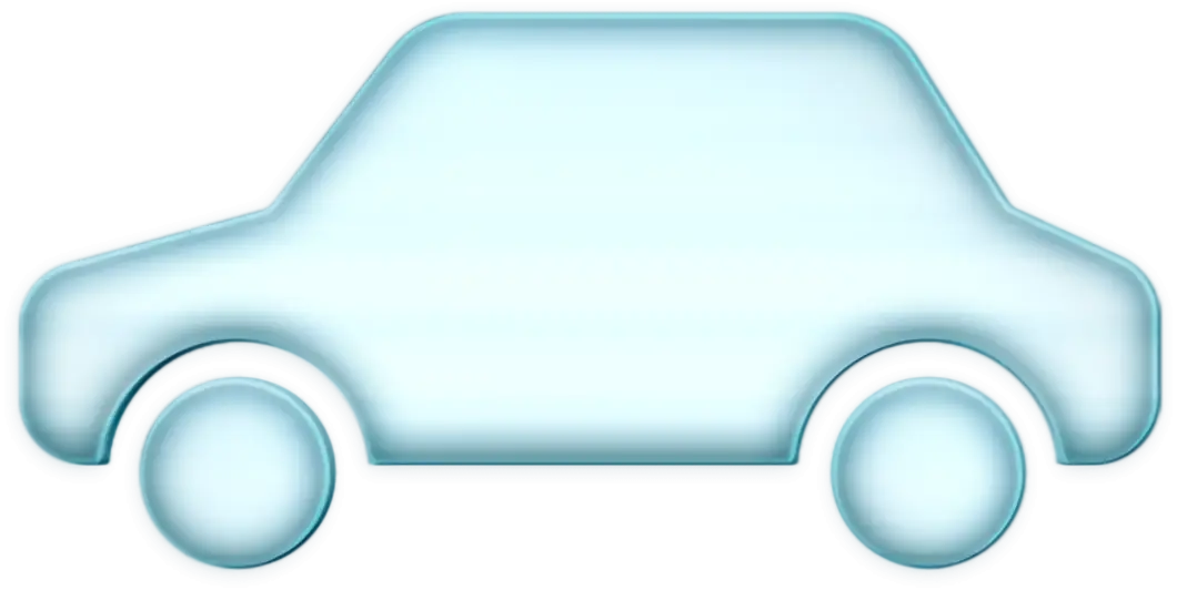 Blue Car Icon Illustration