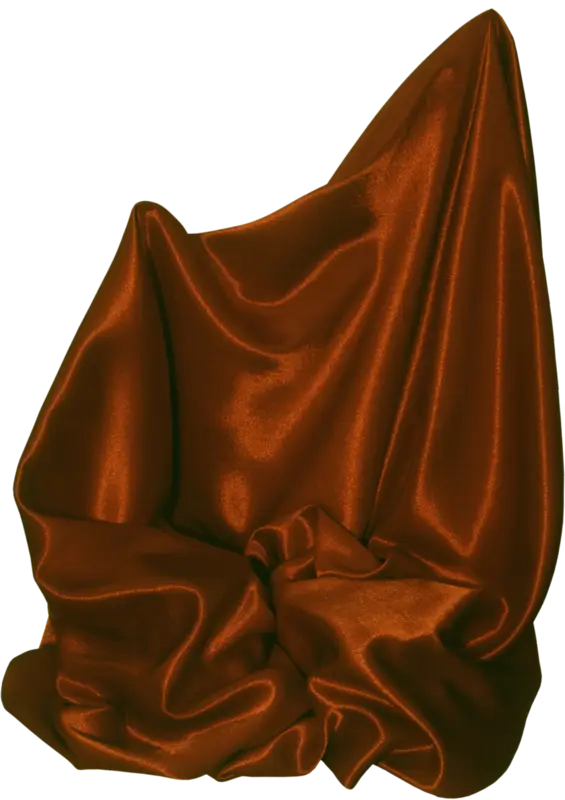 Flowing Silky Bronze Cloth Design