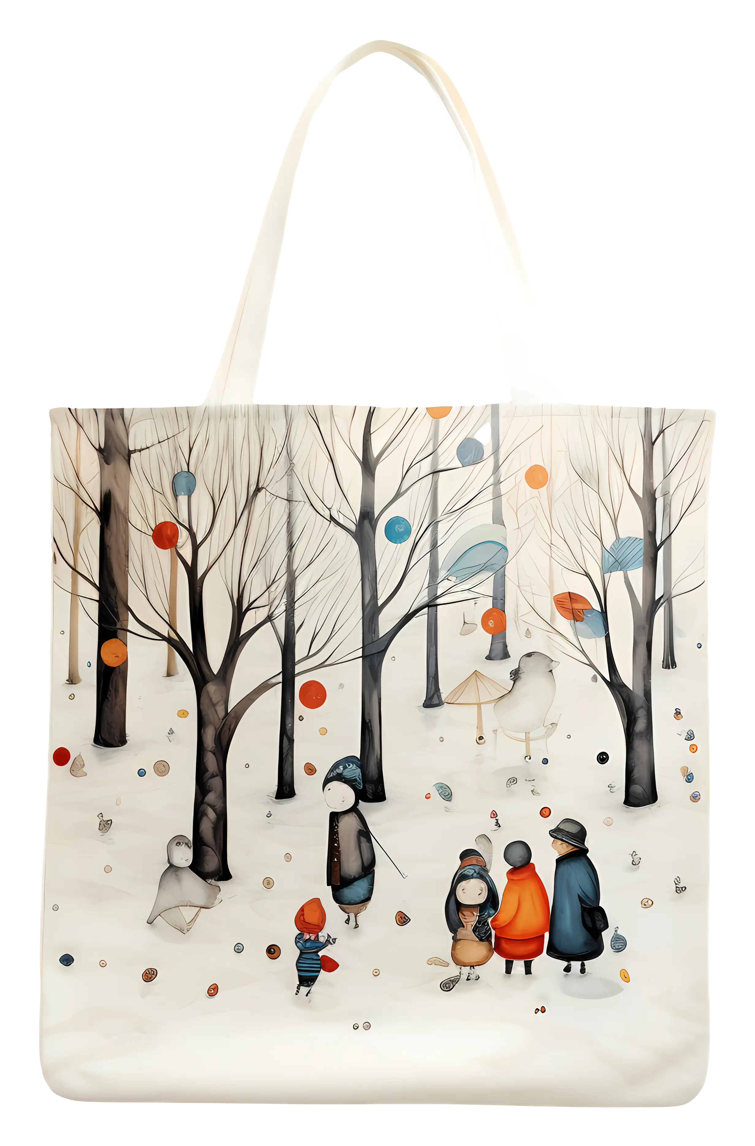 Winter Scene Tote Bag