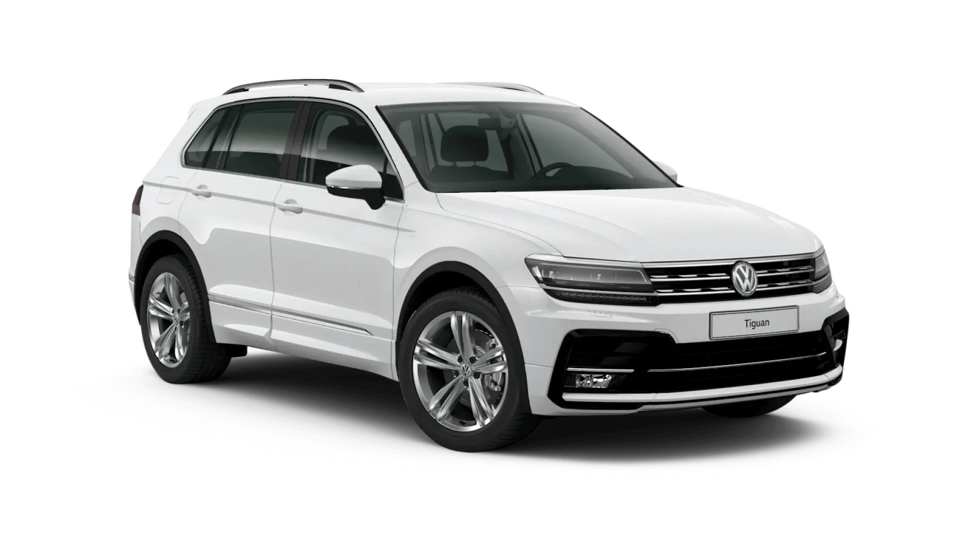 White Volkswagen Tiguan SUV