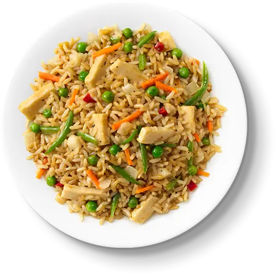 Delicious Fried Rice with Vegetables and Chicken