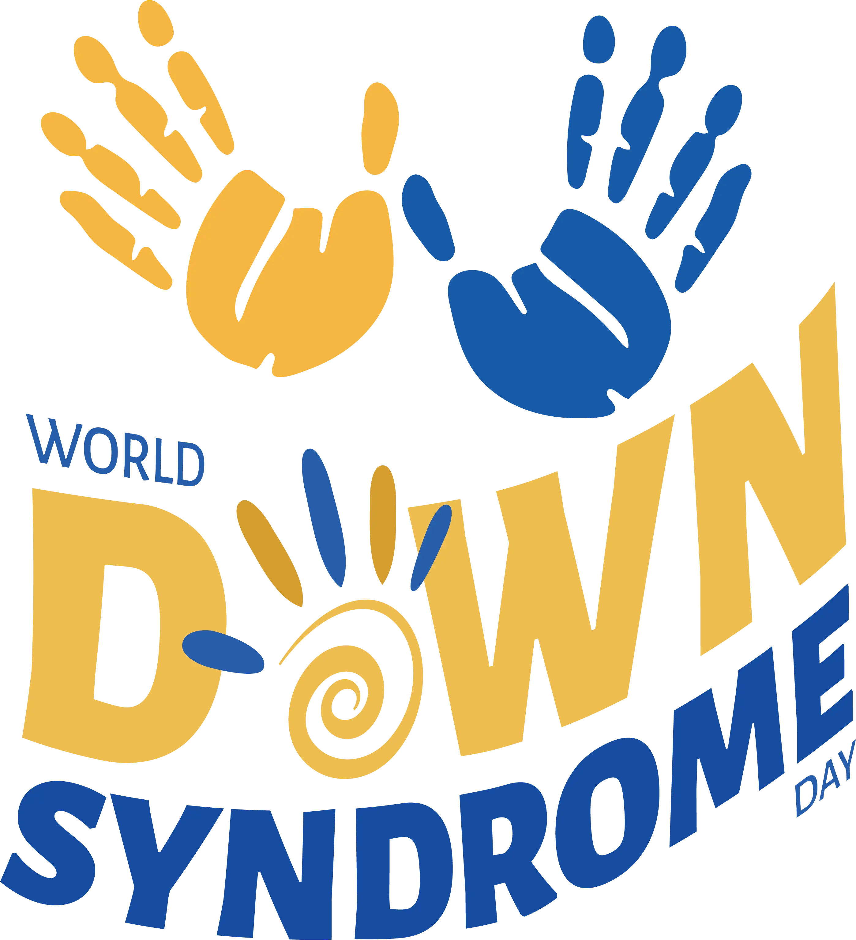 World Down Syndrome Day Handprint Logo
