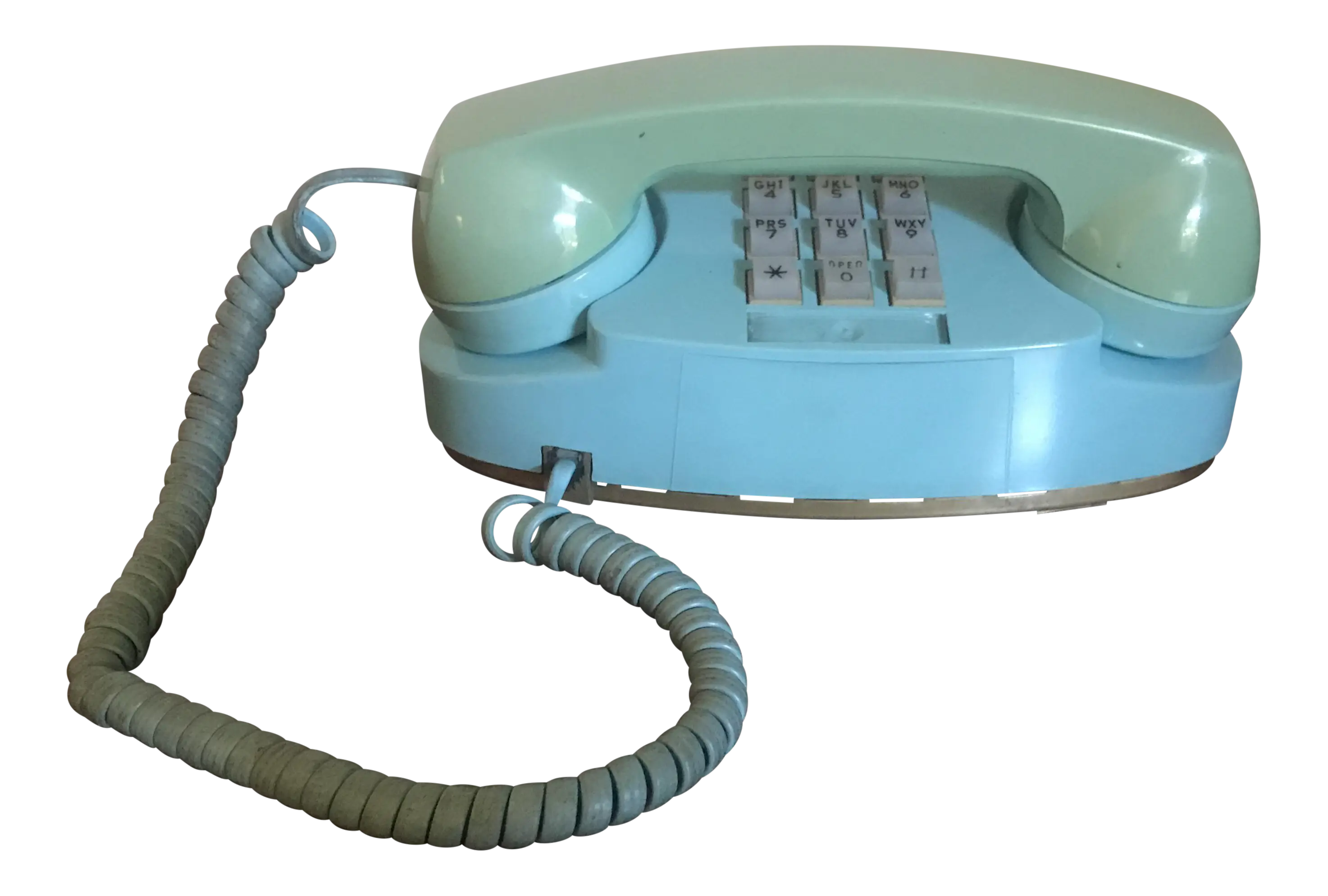 Vintage Blue Rotary Phone