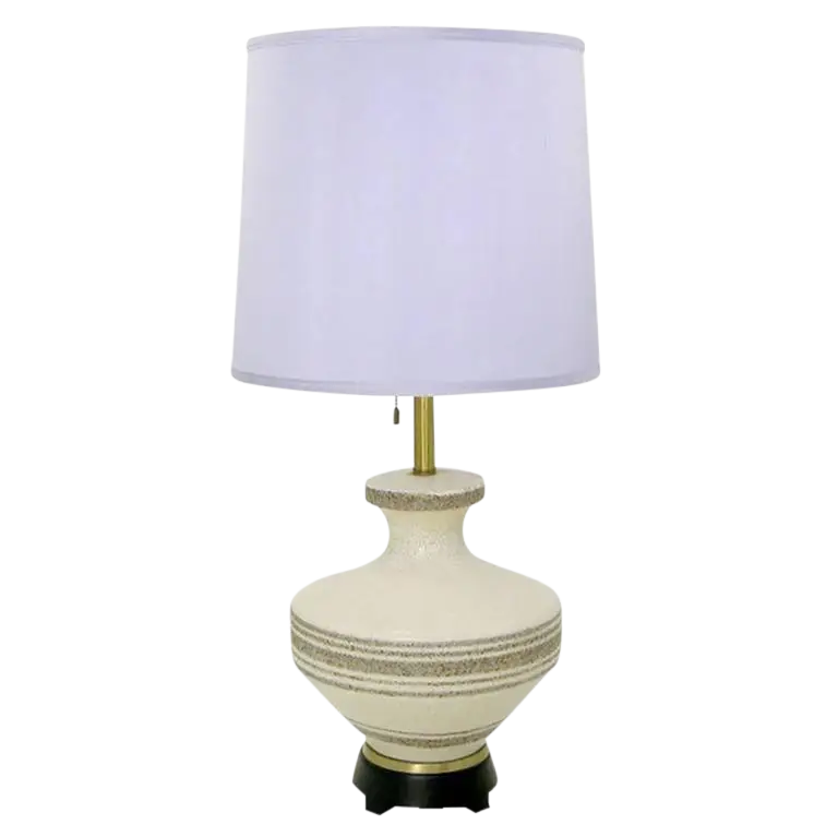 Classic Table Lamp with White Shade