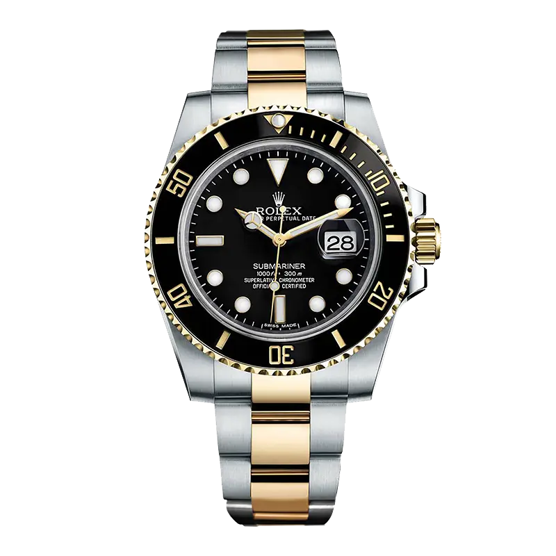 Luxury Gold and Silver Men&#039;s Wristwatch